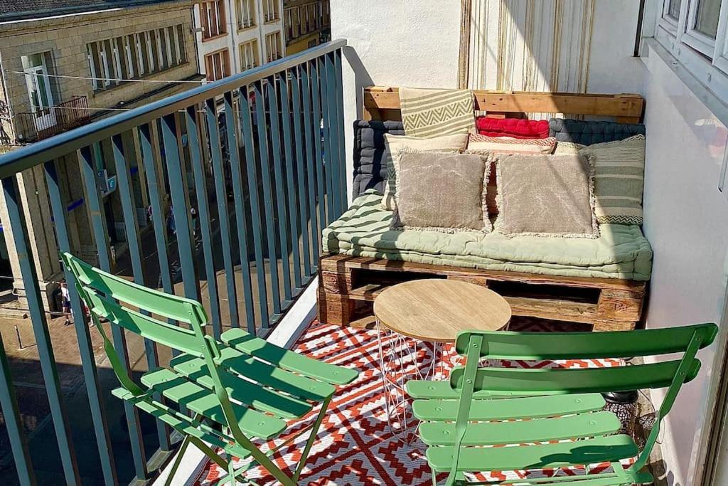Joli T2 En Centre-Ville Lorient Avec Balcon Cosy Εξωτερικό φωτογραφία