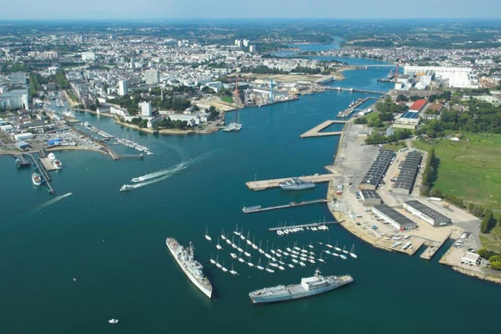 Joli T2 En Centre-Ville Lorient Avec Balcon Cosy Εξωτερικό φωτογραφία